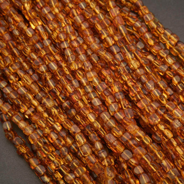 Amber · Smooth · Cubesque · 6mm