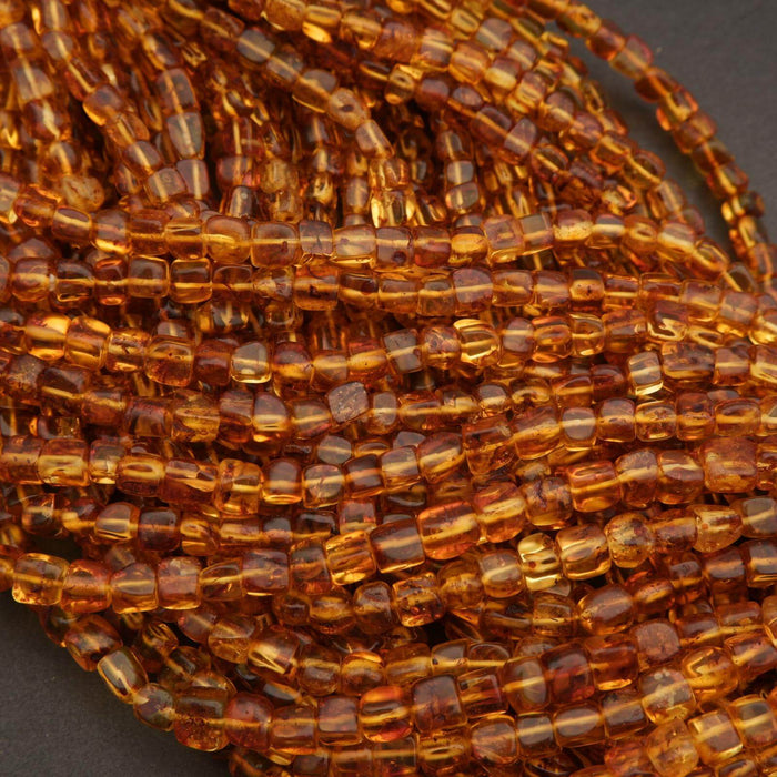 Amber · Smooth · Cubesque · 6mm