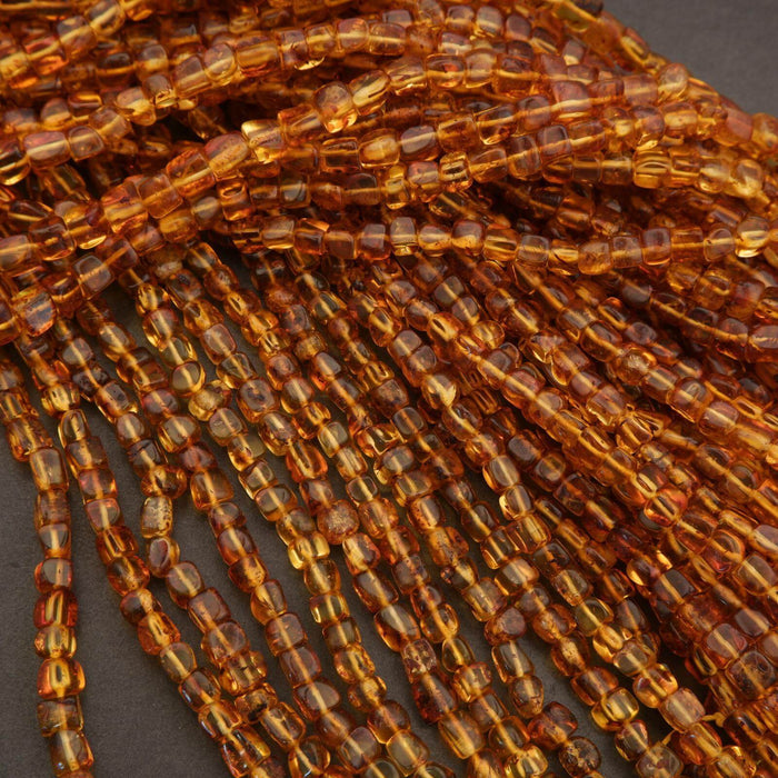Amber · Smooth · Cubesque · 6mm