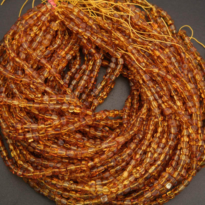 Amber · Smooth · Cubesque · 6mm