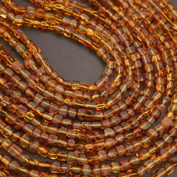 Amber · Smooth · Cubesque · 6mm