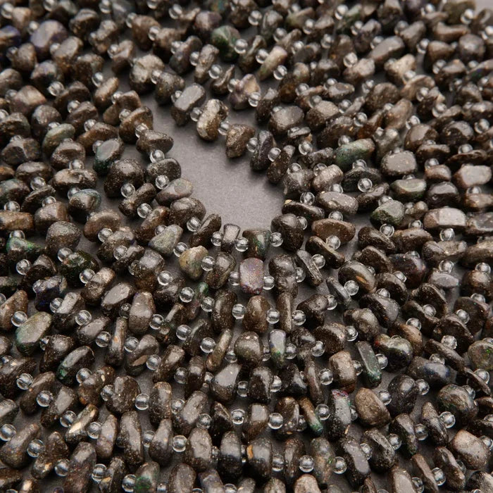Australian Boulder Opal · Smooth · Freeform Disk · 8mm, Tejas Beads, Beads