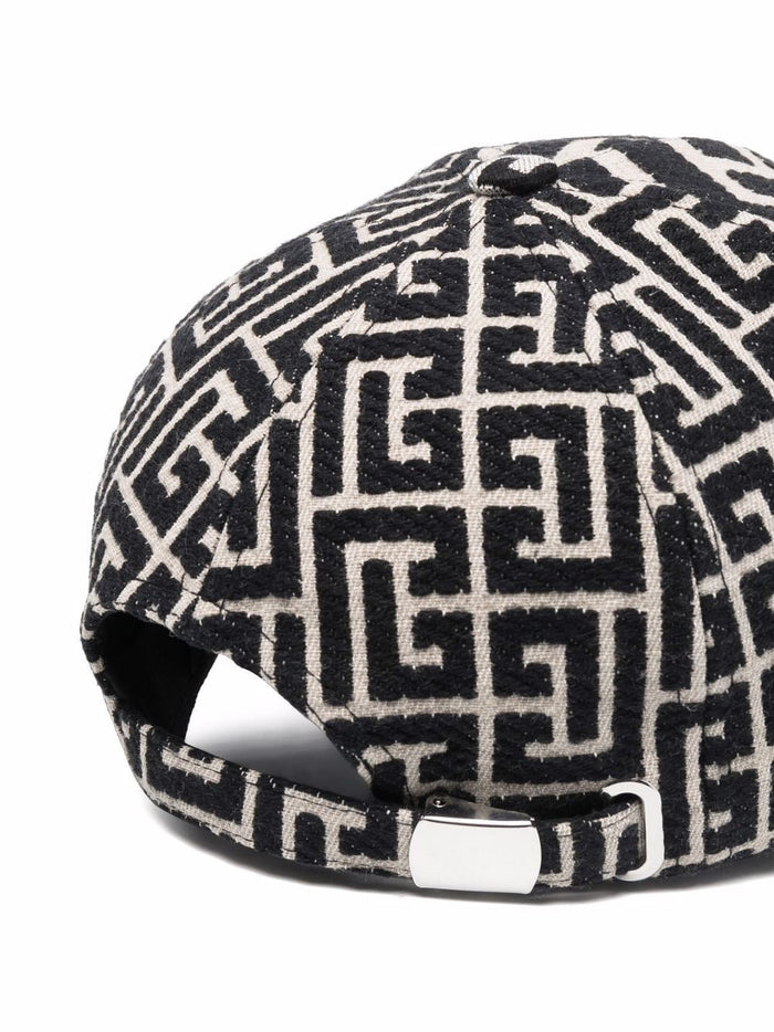 BALMAIN WOMEN Monogram Baseball Cap - MAISONDEFASHION.COM