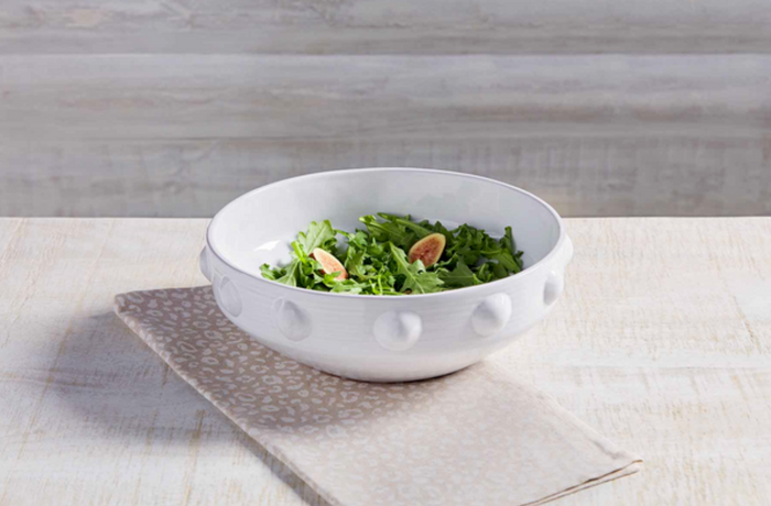 BEADED SERVING BOWL