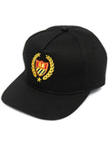 BEL-AIR ATHLETICS Academy Crest Embroidered Cap Black - MAISONDEFASHION.COM