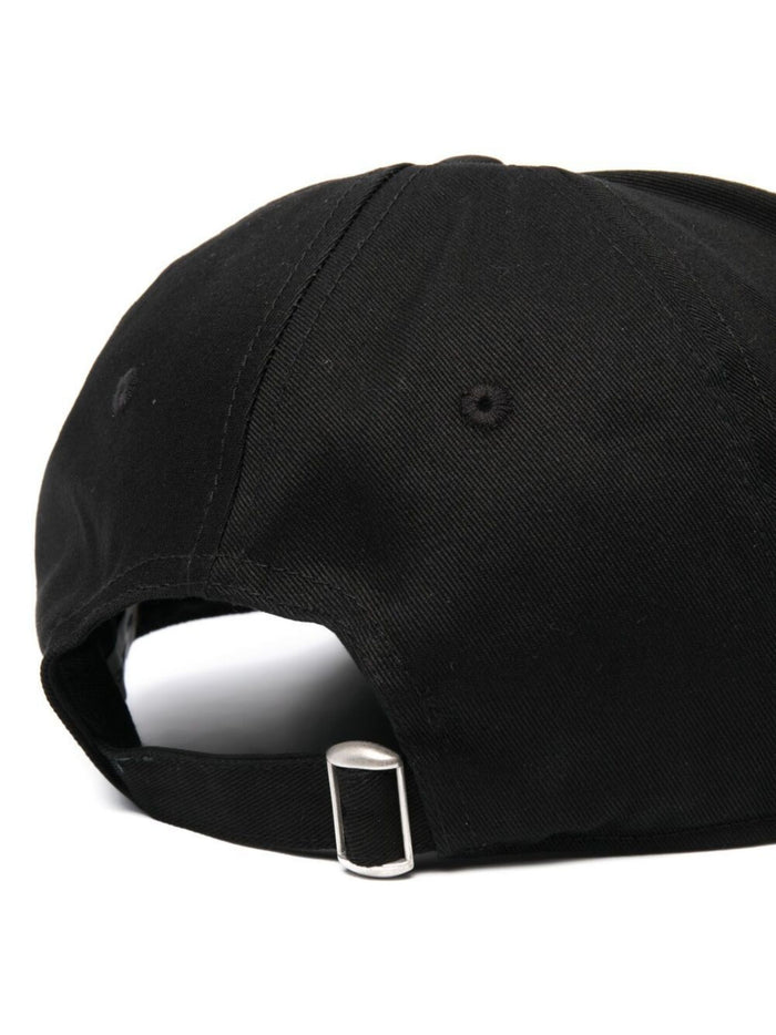 BEL-AIR ATHLETICS Academy Crest Embroidered Cap Black - MAISONDEFASHION.COM