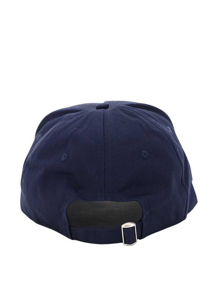 BEL-AIR ATHLETICS Academy Crest Embroidered Cap Navy - MAISONDEFASHION.COM