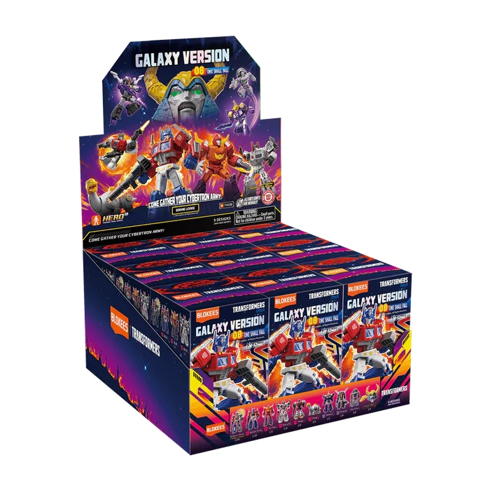Blokees - Transformers - Galaxy: Version 08 (One Shall Fall) - Sealed 9-Pack Model Box (71108/53106) LAST ONE!