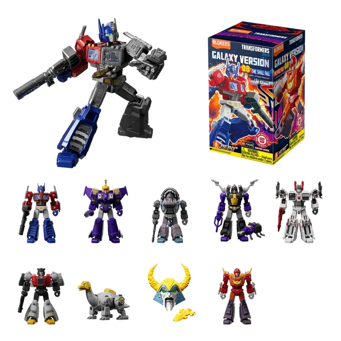 Blokees - Transformers - Galaxy: Version 08 (One Shall Fall) - Sealed 9-Pack Model Box (71108/53106) LAST ONE!