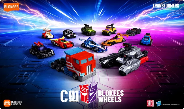 Blokees - Transformers - Wheels Series C01 (Roll Out) - Sealed Case of 12 Model Kits (75604/53205) LOW STOCK