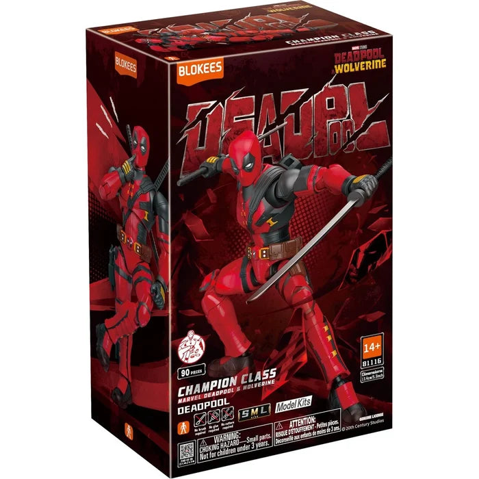 Blokees: Marvel - Deadpool & Wolverine (2024) - Champion Class CC04 - Deadpool Model Kit 81116/53158
