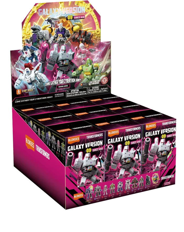 Blokees: Transformers - Galaxy Version 09 (Darkest Hour) Sealed Box - 9 Figure Model Kits 71109/53108 LOW STOCK