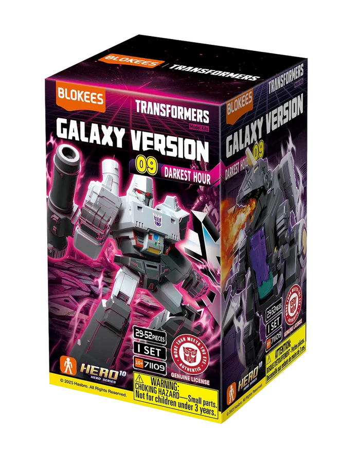 Blokees: Transformers - Galaxy Version 09 (Darkest Hour) Sealed Box - 9 Figure Model Kits 71109/53108 LOW STOCK