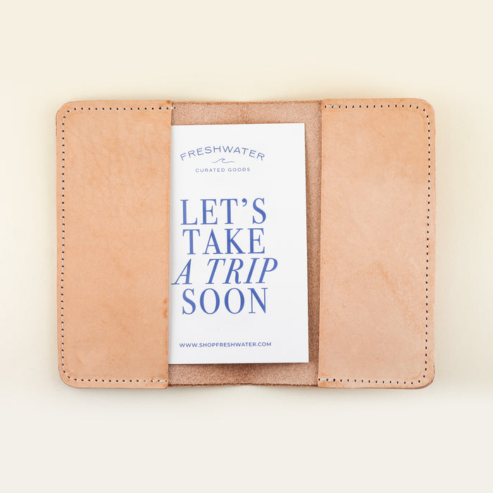 Bon Voyage Passport Holder interior | Shop Freshwater