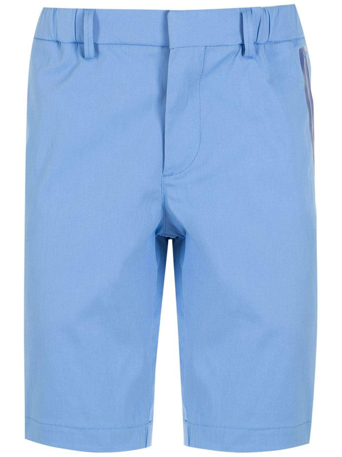 BOSS Cotton mix chino shorts Blue - MAISONDEFASHION.COM