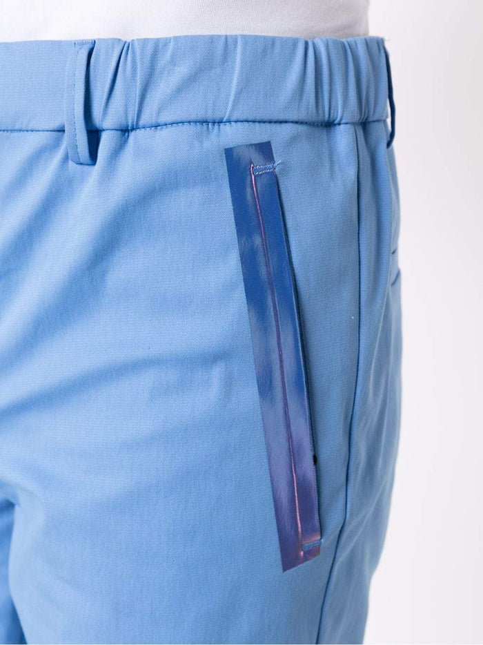 BOSS Cotton mix chino shorts Blue - MAISONDEFASHION.COM
