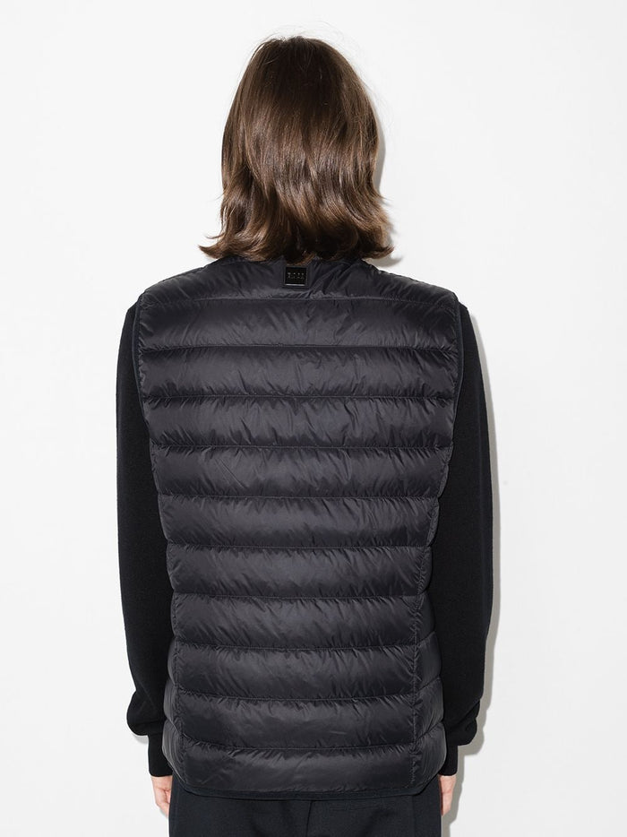 BOSS Logo Padded Gilet Black - MAISONDEFASHION.COM