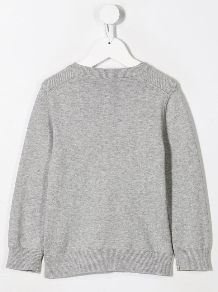 BOSS KIDS embroidered logo jumper - Maison De Fashion