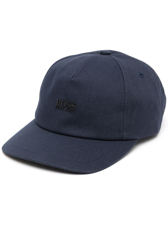 BOSS Logo Cap Navy/Black - MAISONDEFASHION.COM