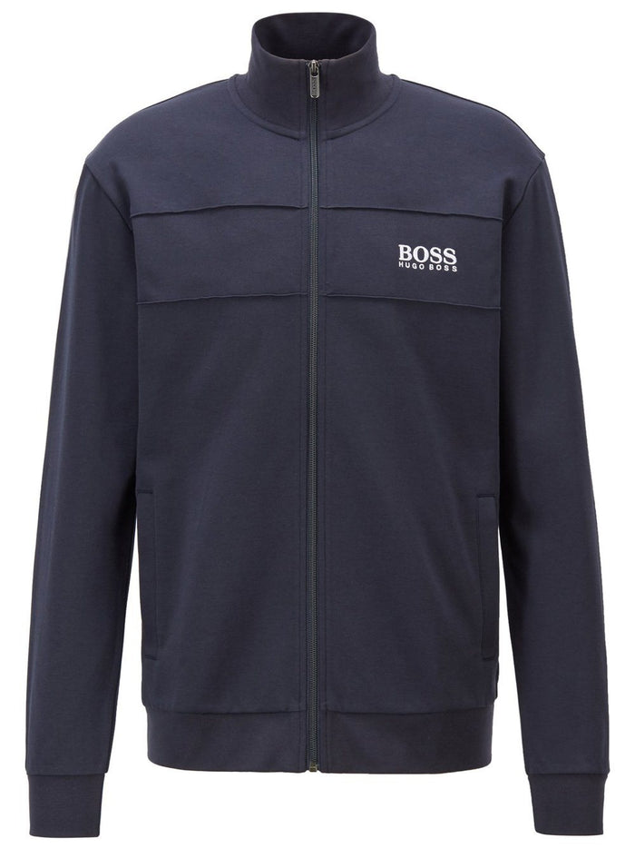 BOSS Logo Jacket Navy - MAISONDEFASHION.COM