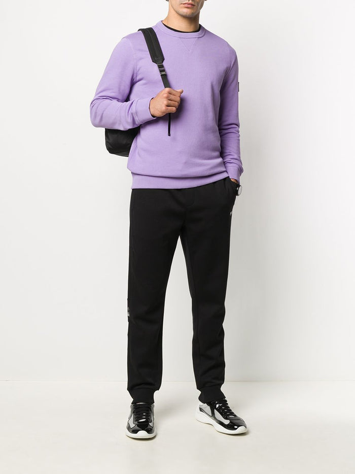 BOSS Logo Sweatshirt Light Purple - Maison De Fashion