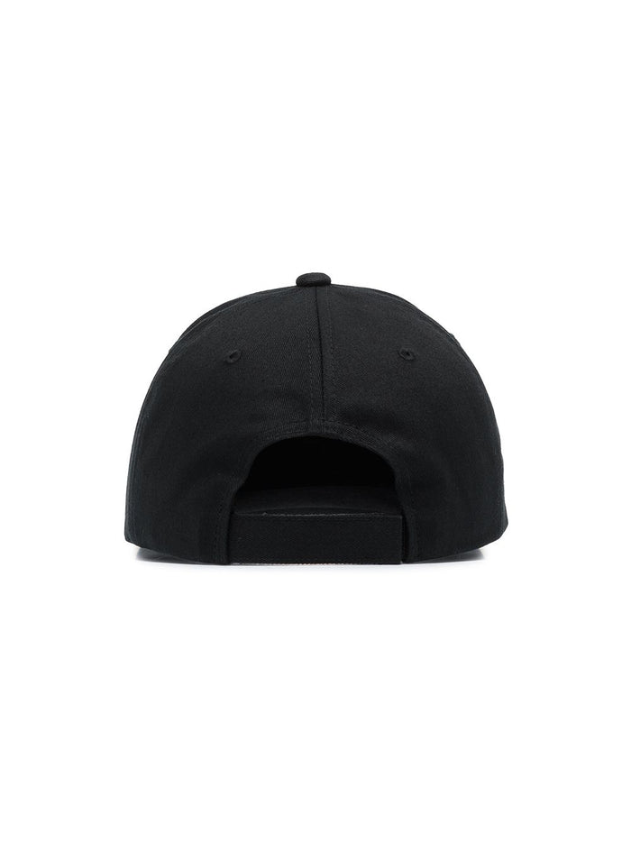 BOSS Raised logo baseball cap Black - MAISONDEFASHION.COM