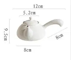 Chaozhou Sha Diao Water Boiling Kettle in White Clay 420ml - photo 3
