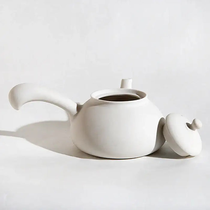 Chaozhou Sha Diao Water Boiling Kettle in White Clay 420ml - photo 4