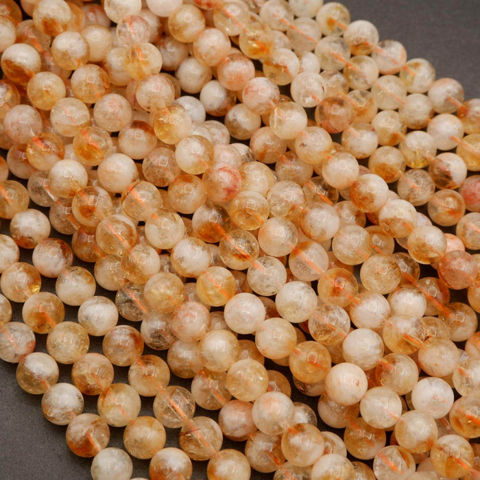 Citrine · Smooth · Round · 6mm, 8mm, 10mm **CLEARANCE**, Tejas Beads, Beads