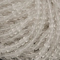 Clear Quartz · Microfaceted · Cube · 4.5mm, Tejas Beads, Beads