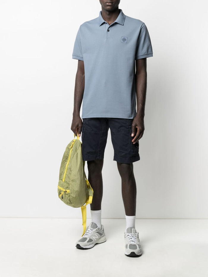 C.P. COMPANY Bermuda Cargo Shorts Navy - MAISONDEFASHION.COM