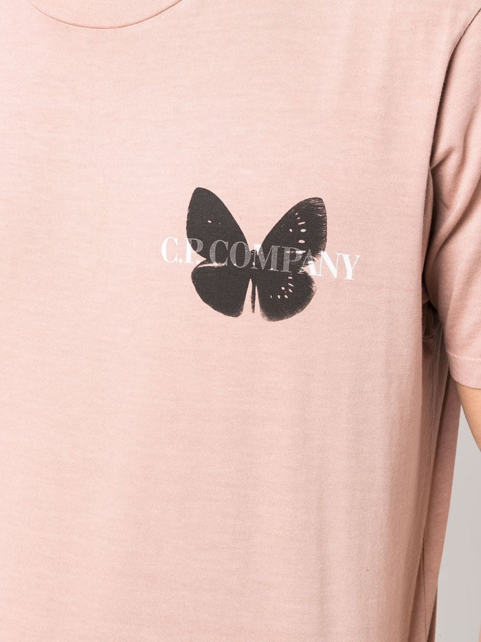 C.P. COMPANY Jersey Specimen Graphic T-Shirt - MAISONDEFASHION.COM