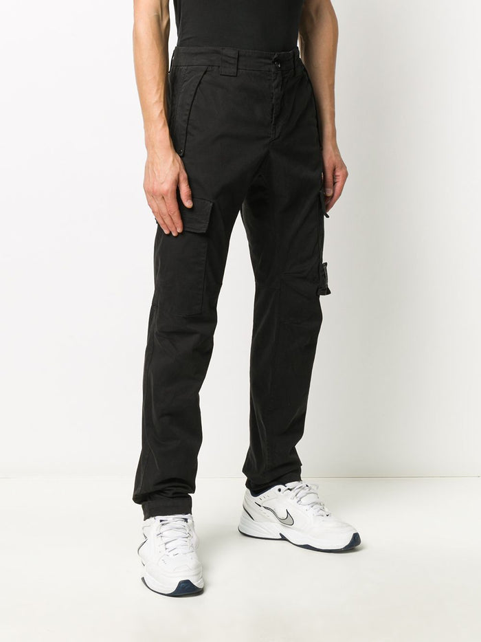 C.P COMPANY Lens Cargo Trousers Black - Maison De Fashion