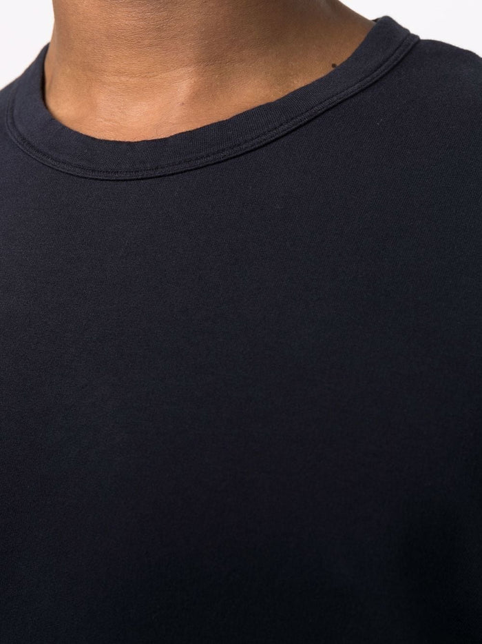 C.P. COMPANY Light Fleece Crew Neck Sweatshirt Navy - MAISONDEFASHION.COM