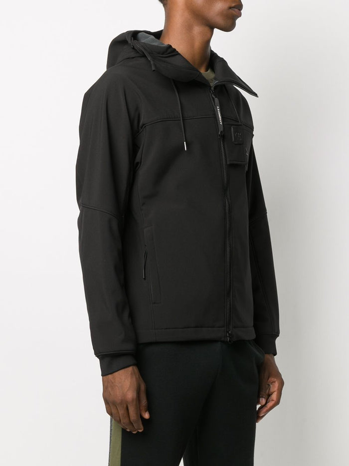 C.P. COMPANY Logo Down Jacket Black - Maison De Fashion