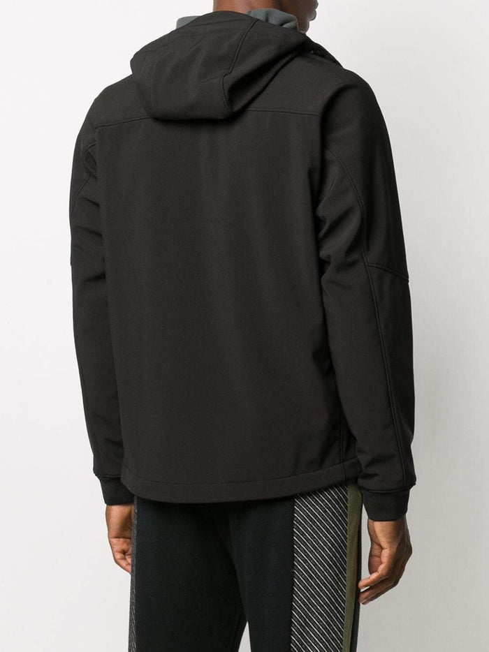 C.P. COMPANY Logo Down Jacket Black - Maison De Fashion