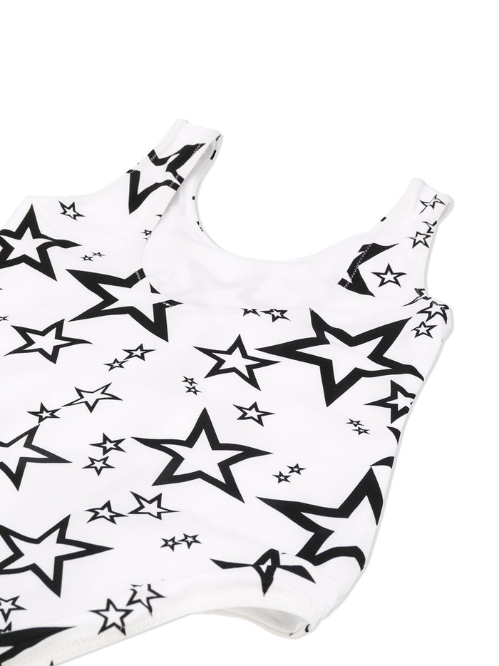 DOLCE & GABBANA KIDS Star-print swimsuit White - MAISONDEFASHION.COM