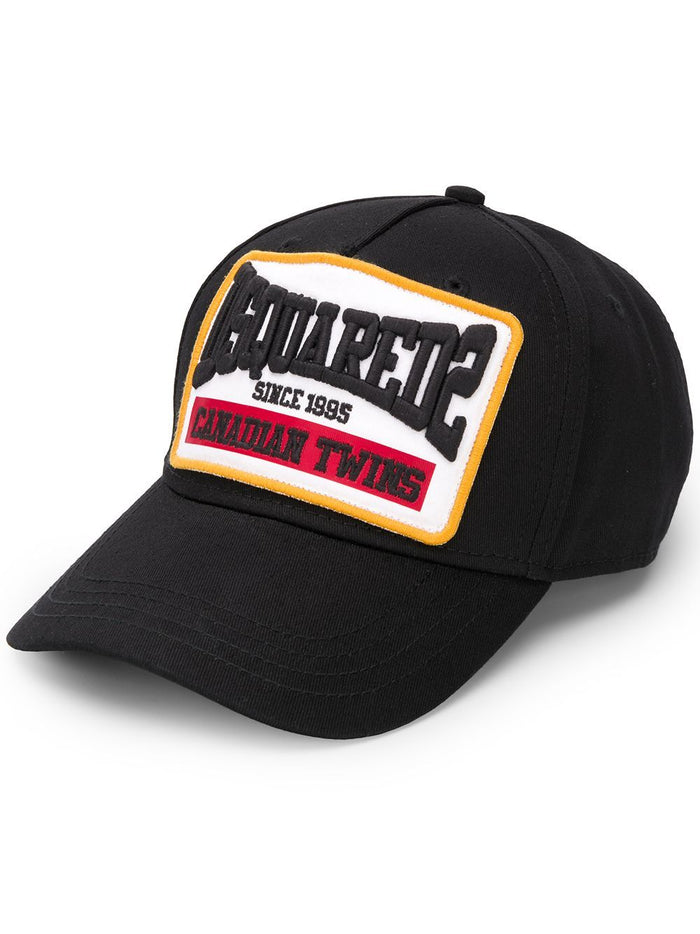 DSQUARED2 Canadian Twins Cap Black - Maison De Fashion