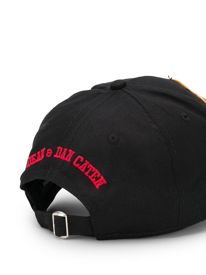DSQUARED2 Canadian Twins Cap Black - Maison De Fashion