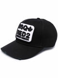 DSQUARED2 D2 Patch Baseball Cap - MAISONDEFASHION.COM