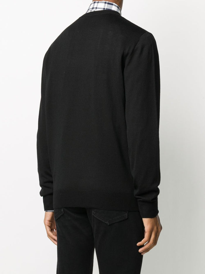 DSQUARED2 Icon Intarsia-Knit Sweatshirt Black - Maison De Fashion