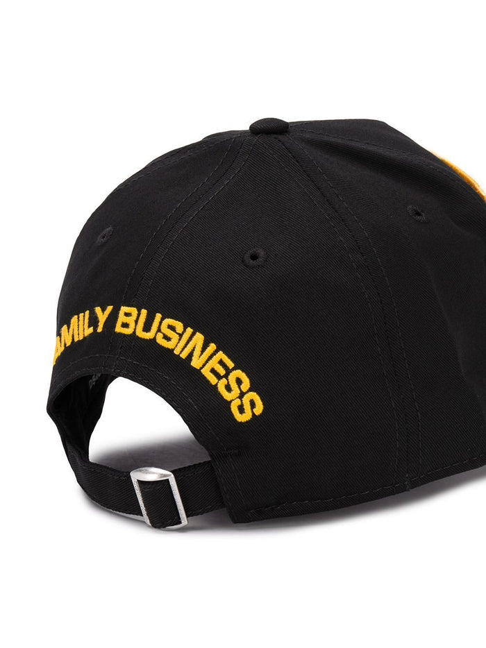 DSQUARED2 Logo Patch Cargo Cap Black - Maison De Fashion