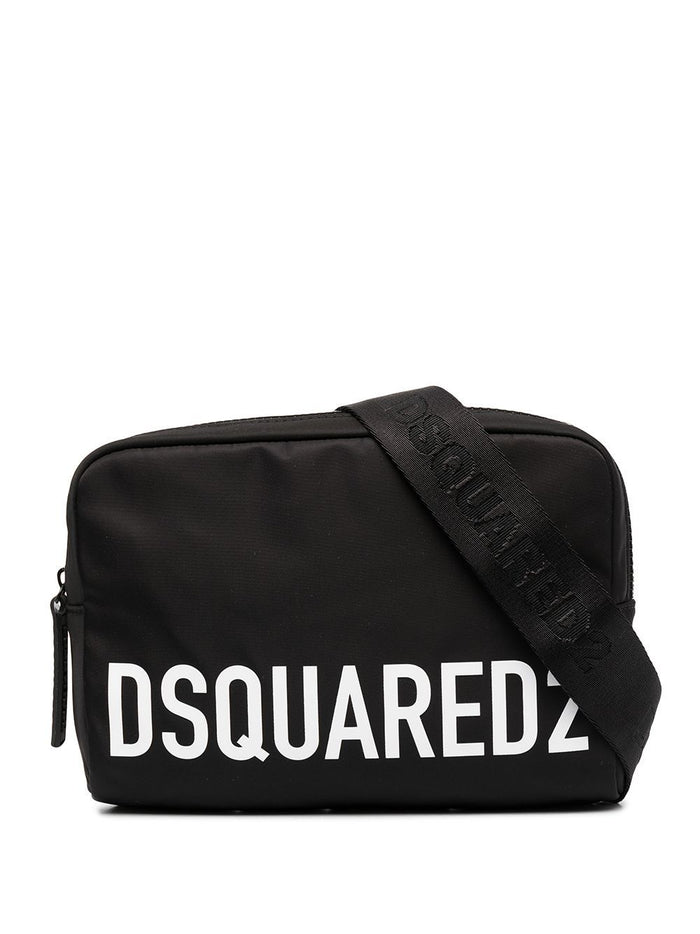 DSQUARED2 Logo Print Belt Bag Black - Maison De Fashion