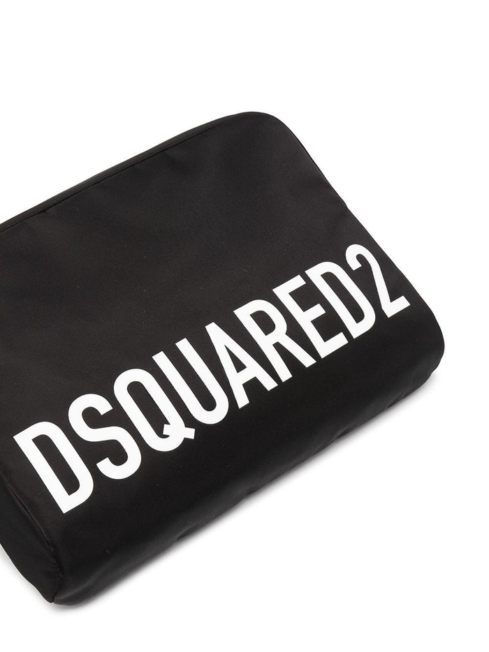 DSQUARED2 Logo Print Belt Bag Black - Maison De Fashion