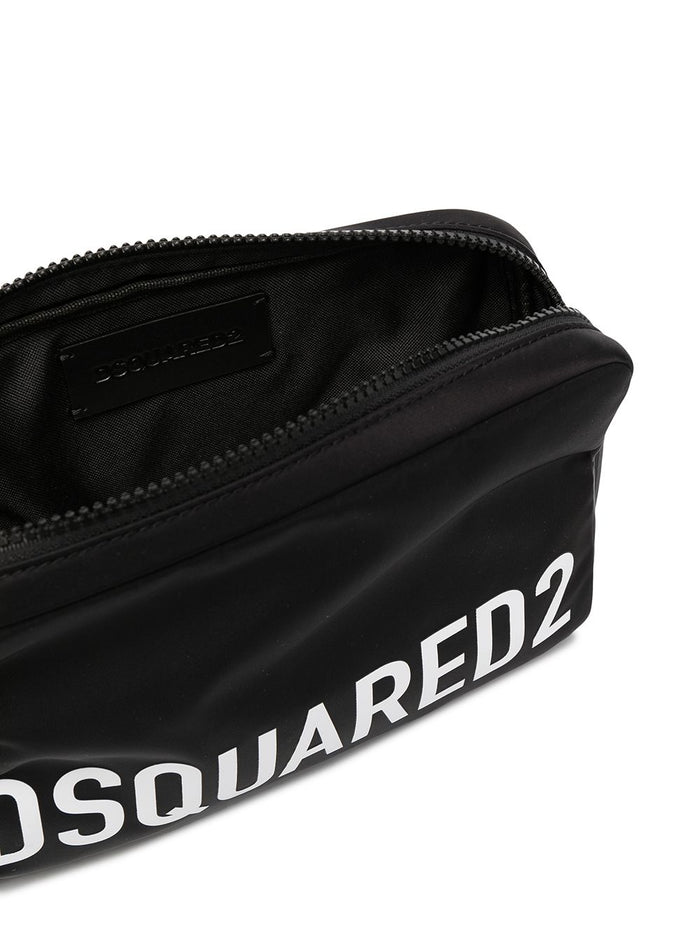 DSQUARED2 Logo Print Belt Bag Black - Maison De Fashion