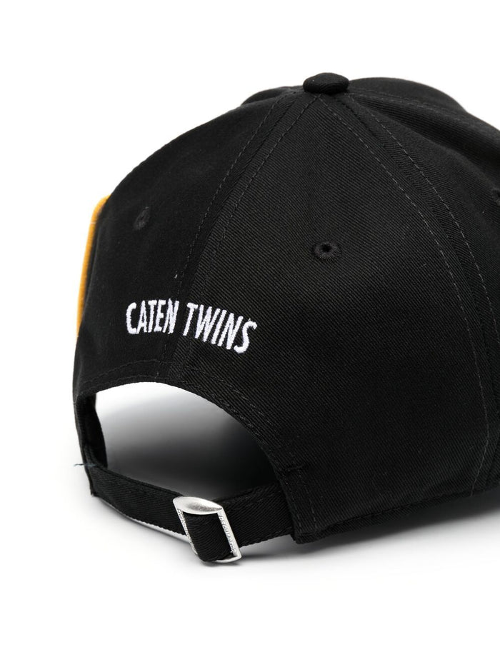 DSQUARED2 Made With Love Cap Black - MAISONDEFASHION.COM