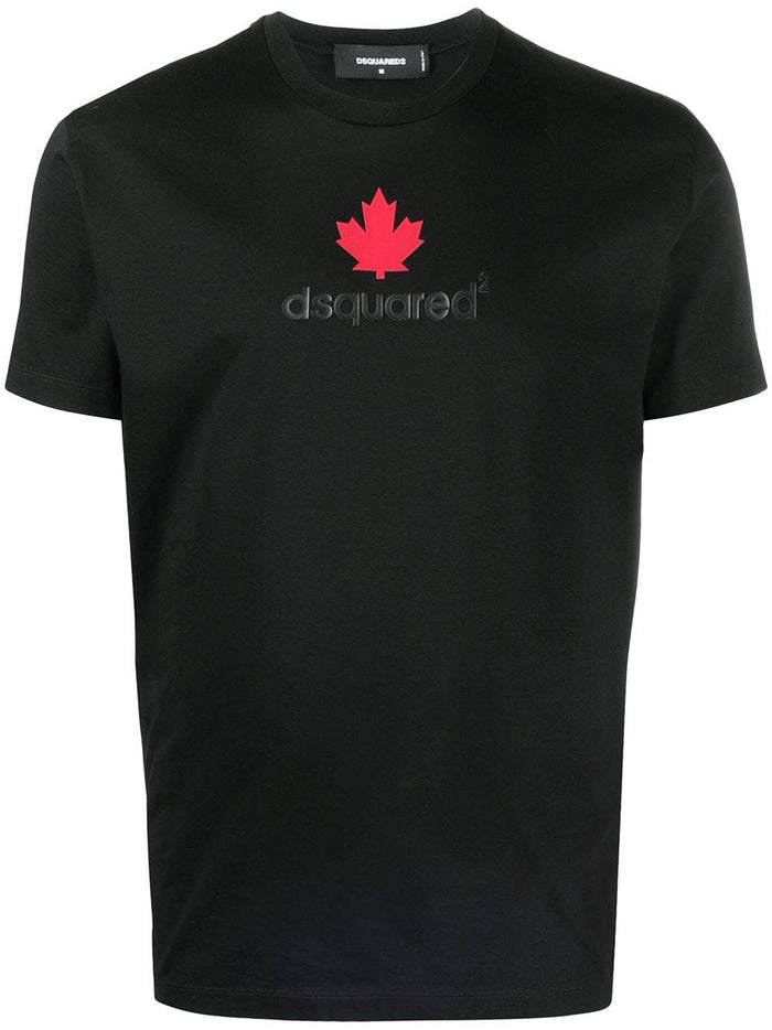 DSQUARED2  Logo-print T-shirt Black - MAISONDEFASHION.COM