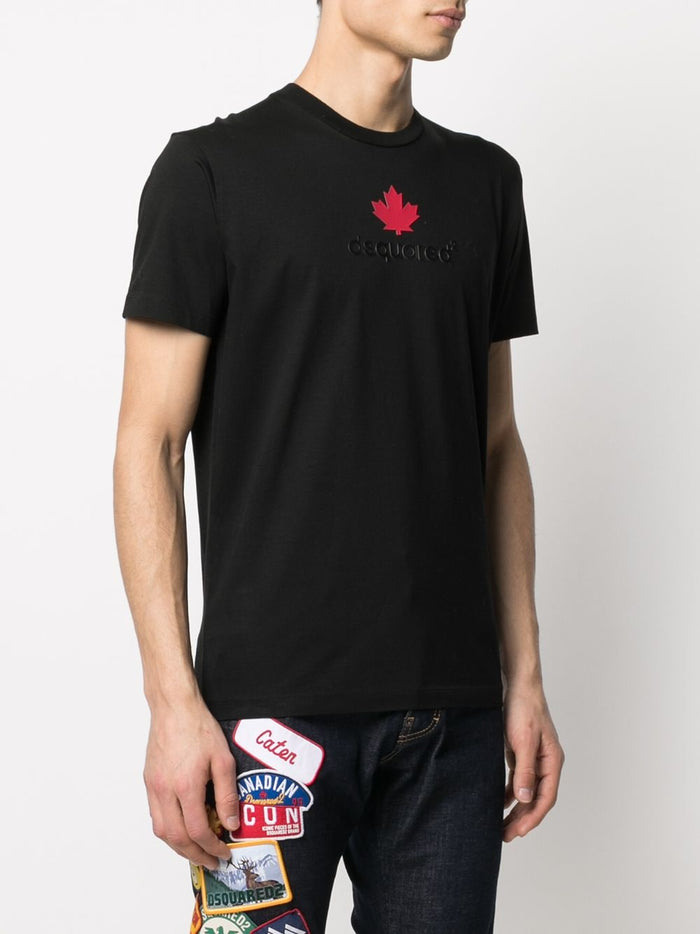 DSQUARED2  Logo-print T-shirt Black - MAISONDEFASHION.COM