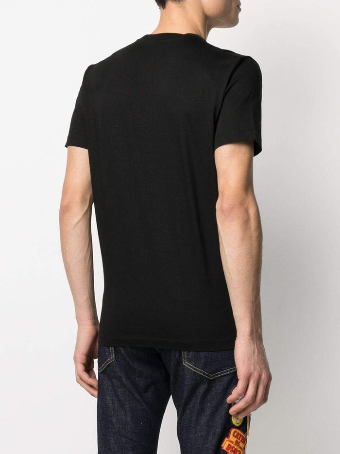 DSQUARED2  Logo-print T-shirt Black - MAISONDEFASHION.COM