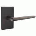##Antique Hardware## Emtek Solid Brass Hermes Lever With Modern Rectangular Rosette